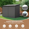 Metal Steel Garden Shed, Outdoor Bike Storage House, Utility Tool Storage