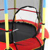 55 INCH KIDS TRAMPOLINE & SAFETY NET STEEL FRAME JUMP EXERCISE CHILD OUTDOOR TOY