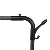 Heavy Duty Double Rail Clothes Garment Hanging Rack Shelf Display Stand UK
