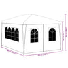 Party Tent Outdoor Canopy Garden Pavilion Marquee Gazebo Sun Shade