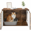 Cat House Smoked Oak 85 x 55 x 50.5 cm Engineered Wood