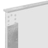 Bed Frame with Drawer Concrete Grey 90 x 190 cm Engineered Wood