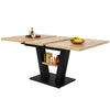 Extendable Dining Table 118-157x70x75cm with Ajustable Tabletop Kitchen Table