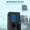 14000BTU Portable Air Conditioner Black WiFi App Remote