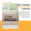 Home shoe changing stool, cushioned shoe rack, living room, bedroom, corridor