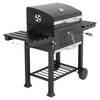 Garden Barbecue Smoker Burner Charcoal Grill Thermometer Outdoor Cooking Section
