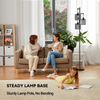 3 Light Modern Floor Lamp Dimmable Standing Light Living Room Bedroom Black
