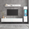 TV Wall Unit Entertainment Unit Storage Cabinet Floating TV Stand With LED Light
