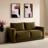 Dusk Chicago Rich Green Velvet 2 Seater Sofa RRP £659