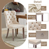 4 Pcs Velvet Dining Chairs High Back Wooden Legs for Home Dining Room Kitchen
