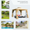 3(m) x 3(m) Patio Garden Metal Gazebo Marquee Party Tent Canopy Shelter Pavilion