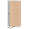 Book Cabinet Grey Sonoma 80x31x169 Engineered wood Q1C4
