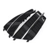 1 Pair Black Front Bumper Fog Light Cover Grilles For A6 C7 S-Line 2018