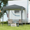 2m x 2m Garden Heavy Duty Pop Up Gazebo Marquee Party Tent Canopy Grey