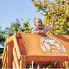 Large Wooden Swing Set Slides Rock Climbing Frame Little Tikes Panther Peak