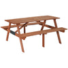 Picnic Table Set With 4 Seater Bench BBQ Beach Outdoor Deck Garden Park Wooden
