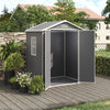 16x8 12x8 8x8FT Plastic Garden Tool Storage Shed Outdoor Lockable Bike Bin House