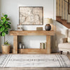 160cm Rustic Console Table,Narrow Sofa Table Behind Couch for Living Room, Foyer