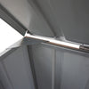 Galvanized Metal Large Storage Garden Bike Shed Unit Tools Bicycle Store UK