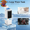 12L Evaporative Air Cooler Remote 3 Speed Portable Cooling Fan Humidifier 65W