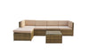Signature Weave Stella Garden Brown Outdoor Modular Corner Sofa Set RRP £899