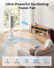 LEENON 3in1 Evaporative Air Cooler 38" Quiet Tower Fan with Remote 3L Water Tank