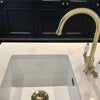 Dual Flow Mixer Tap Kitchen Sink Swivel Spout Antique Brass Ceramic ENKI KT059