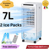 7L Air Cooler Fan 3 In 1 Portable Cooling Conditioner Unit Timer Remote 7H Timer