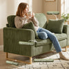 Sofa with with Metal Legs and Spring