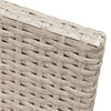 8 Seater Beige Rattan Cube Garden Dining Set with Matching Parasol FTR224