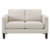 Dusk Soho Beige Linen Look Compact 2 Seater Sofa RRP £899