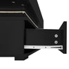 LED Coffee Table With Lift Top and Storage Drawers Living Room Furniture Black