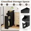 Bathroom Storage Organizer Compact Floor Cabinet