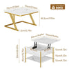 Set of 2 Nesting Coffee Tables Round Stacking Sofa Side Tables for Living Room