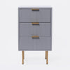 OHS Ribbed Bedside Table Cabinet 3/4/5/6 Draw Nightstand Side Board