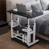 Height Adjustable Mobile Laptop Table Notebook Computer Desk Sofa Bed Tray Stand