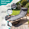 Lounge Sleeper Bed w/6-Position Adjustable Backrest