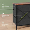 8 Fabric Drawers, Metal Frame Storage Cabinet with Wood Top for Living Room