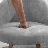 Set of 2 Small Accent Tub Chairs Occasional Lounge Sofa for Living Room Bedroom,