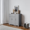 Wooden Free Standing Side Corner Cabinet Cupboard Hallway Living Room Storage