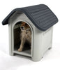 Plastic Dog Kennel Durable Weatherproof Pet House for Dogs, Cats & Small Animals