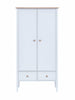 Heals Flint White Pinner Double Wardrobe RRP £1299