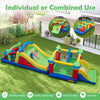 Inflatable Bounce Castle Large Slide w/Jumping House (Without Blower)