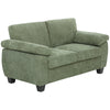 2 Seater Sofa, Chenille Sofa with Spring Cushions, Wide Armrests