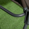 Folding Bistro Set Patio Chairs Coffee Table Balcony Garden Furniture Brown