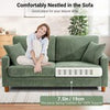 3/4 Seater Corduroy Sofa Jumbo Cord Modern Sofa Couch Seats with 2 Pillows Soft