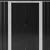 Metal Garden Shed 6 x 8ft Outdoor Storage House Waterproof Sheds Lockable Doors