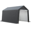 Outdoor Shed Equipment Shelter Cover Storage Bicycle PE Waterproof Steel Frame