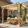 Wooden Garden Pergola Large Patio Gazebo Structure Plant Climb Trellis Arch Kit