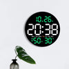 LED Large Digital Wall Clock Alarm Date Temperature Display with Remote Control